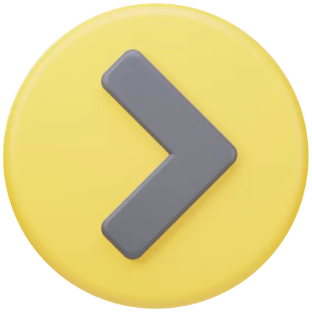 Right Arrow  3D Icon