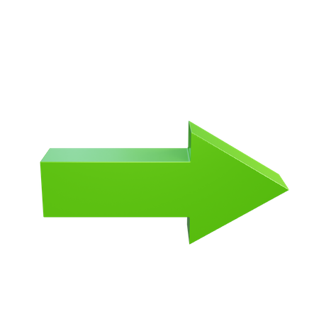 Right Arrow  3D Icon