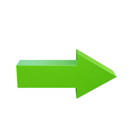 Right Arrow  3D Icon