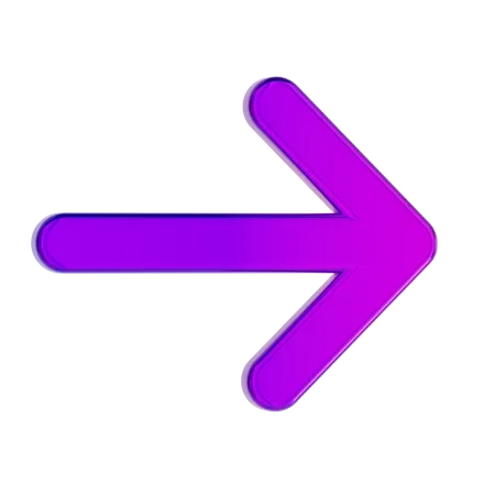 Right Arrow  3D Icon