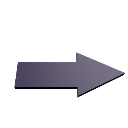 Right Arrow  3D Icon