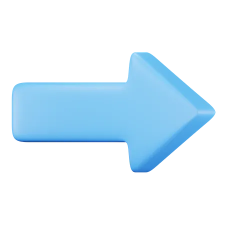 Right Arrow  3D Icon