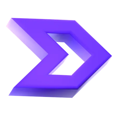 Right Arrow  3D Icon