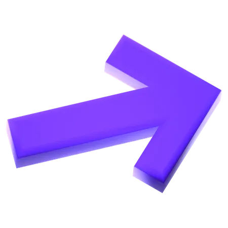 Right Arrow  3D Icon