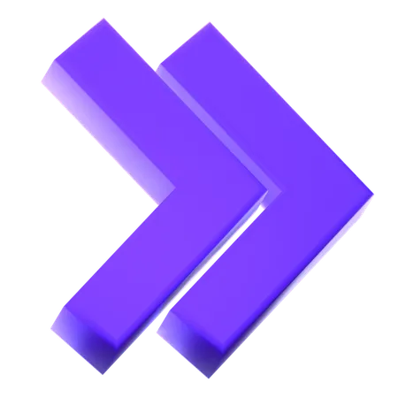 Right Arrow  3D Icon