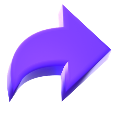 Right Arrow  3D Icon