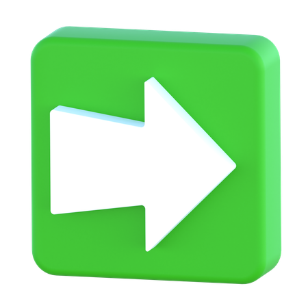 Right Arrow  3D Icon