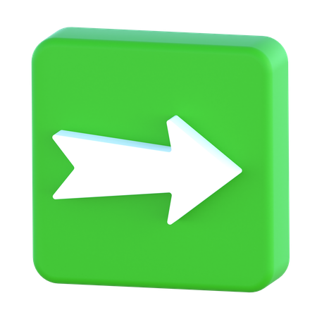 Right Arrow  3D Icon