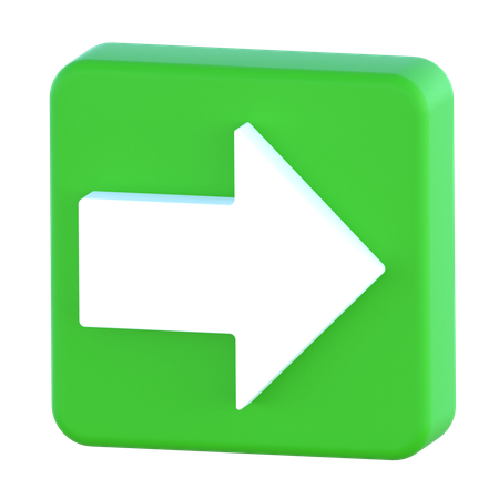 Right Arrow  3D Icon