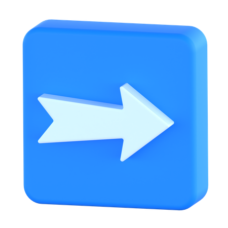 Right Arrow  3D Icon