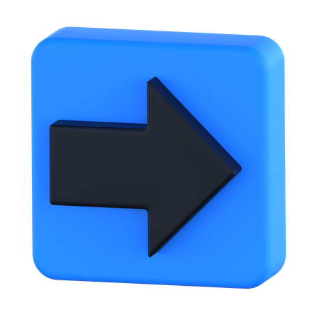 Right Arrow  3D Icon
