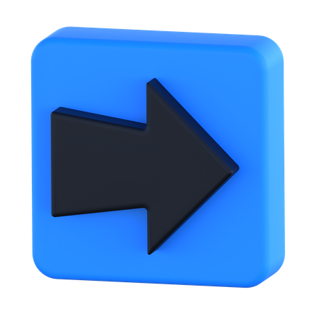 Right Arrow  3D Icon