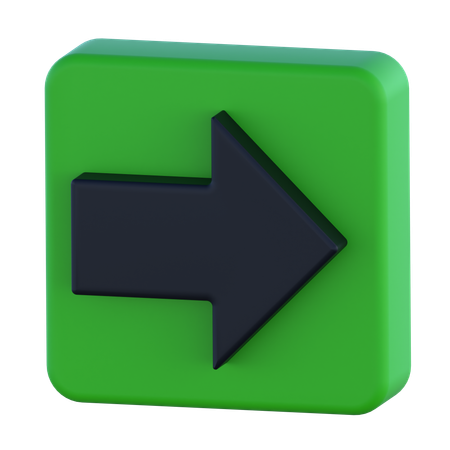 Right Arrow  3D Icon