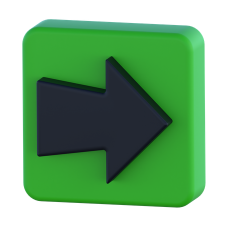 Right Arrow  3D Icon
