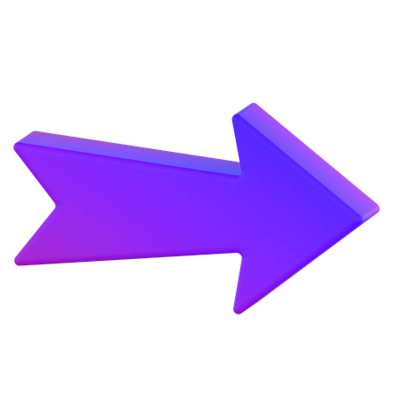 Right Arrow  3D Icon