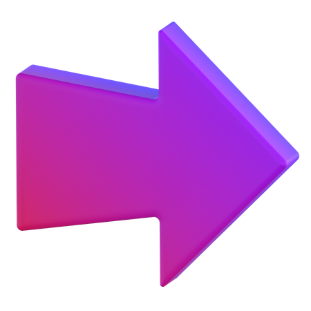 Right Arrow  3D Icon