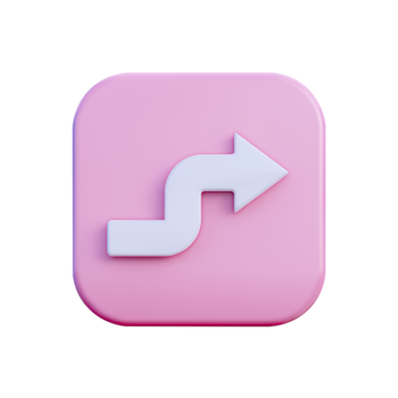Right Arrow  3D Icon
