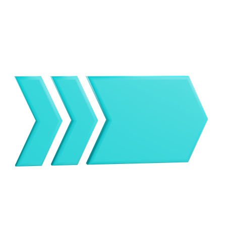 Right Arrow  3D Icon