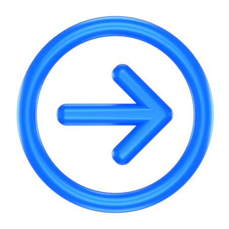 Right Arrow  3D Icon
