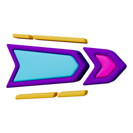 Right Arrow  3D Icon