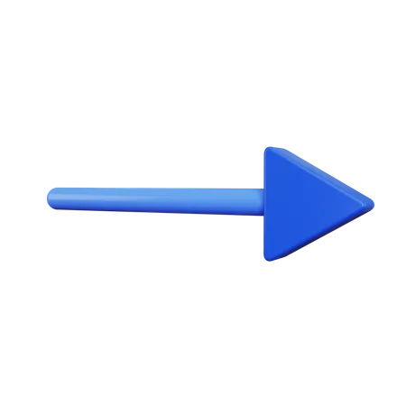 Right Arrow  3D Illustration