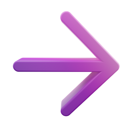 Right Arrow  3D Icon