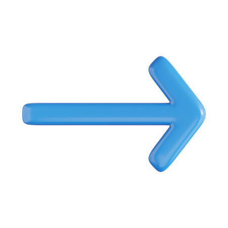 Right Arrow  3D Icon