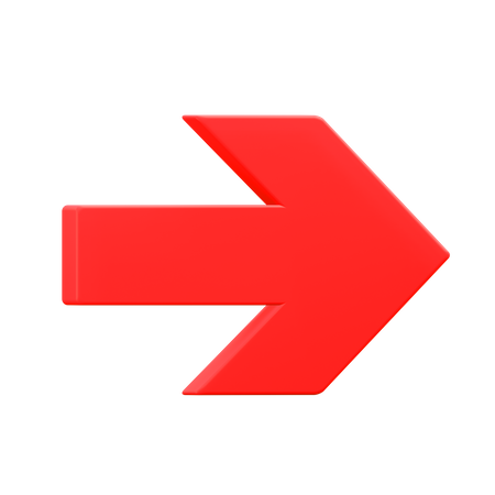 Right Arrow  3D Icon