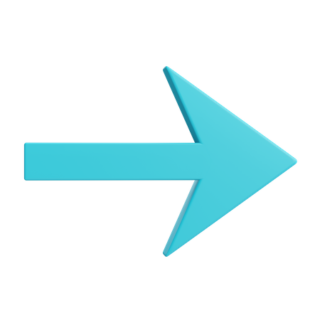 Right Arrow  3D Icon