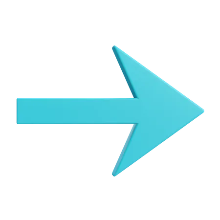 Right Arrow  3D Icon