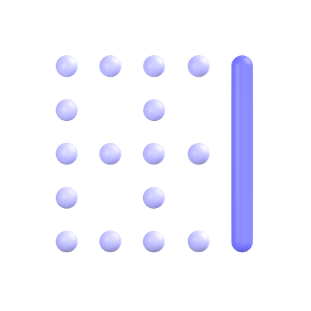 Right-border 3D Icon