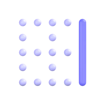 Right-border 3D Icon