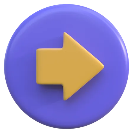Right Button  3D Icon