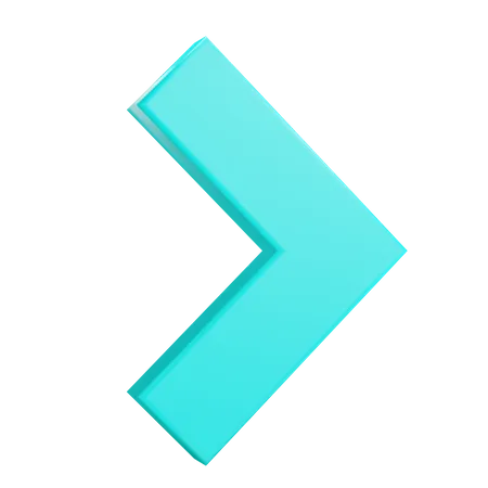 Right Chevron  3D Icon