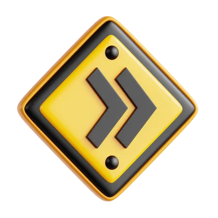 Right Direction  3D Icon
