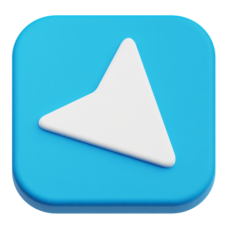 Right Down Arrow  3D Icon