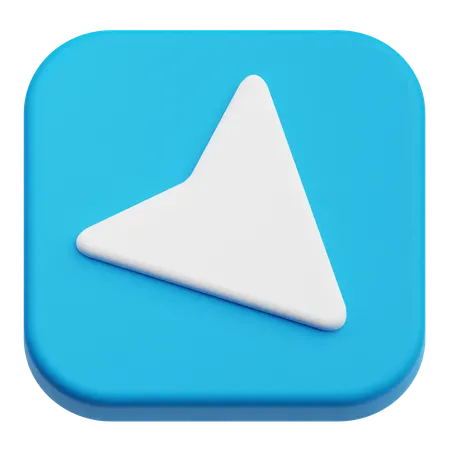 Right Down Arrow  3D Icon