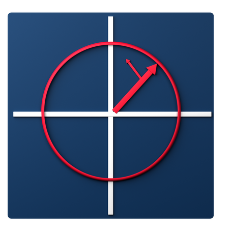 Right Handed Circular Polarization  3D Icon