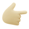 right pointing emoji 3d