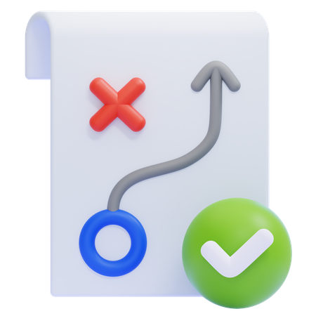 Right Strategy  3D Icon