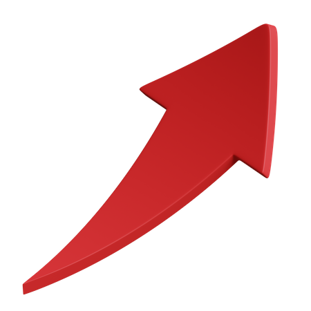 Right Top Arrow  3D Icon