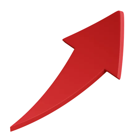 Right Top Arrow  3D Icon