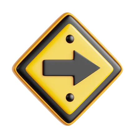 Right Turn  3D Icon