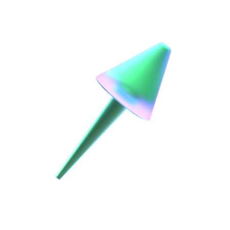 右上矢印  3D Icon