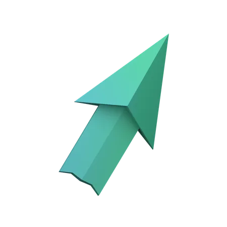 Right up arrow  3D Icon