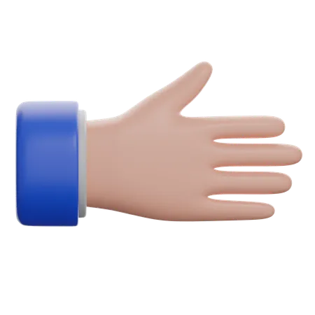 Rightward Hand  3D Icon