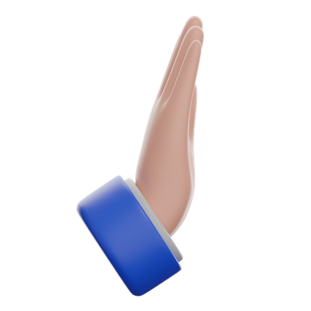 Rightwards Pushing Hand  3D Icon