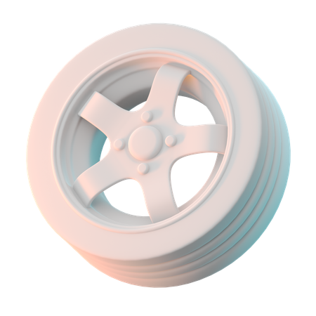 Rims Tire  3D Icon