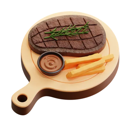 Rindersteak  3D Icon