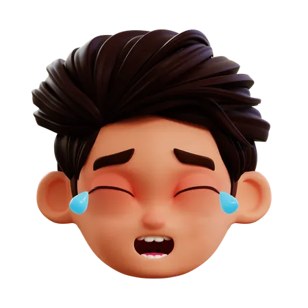 Rindo alto emoji  3D Icon